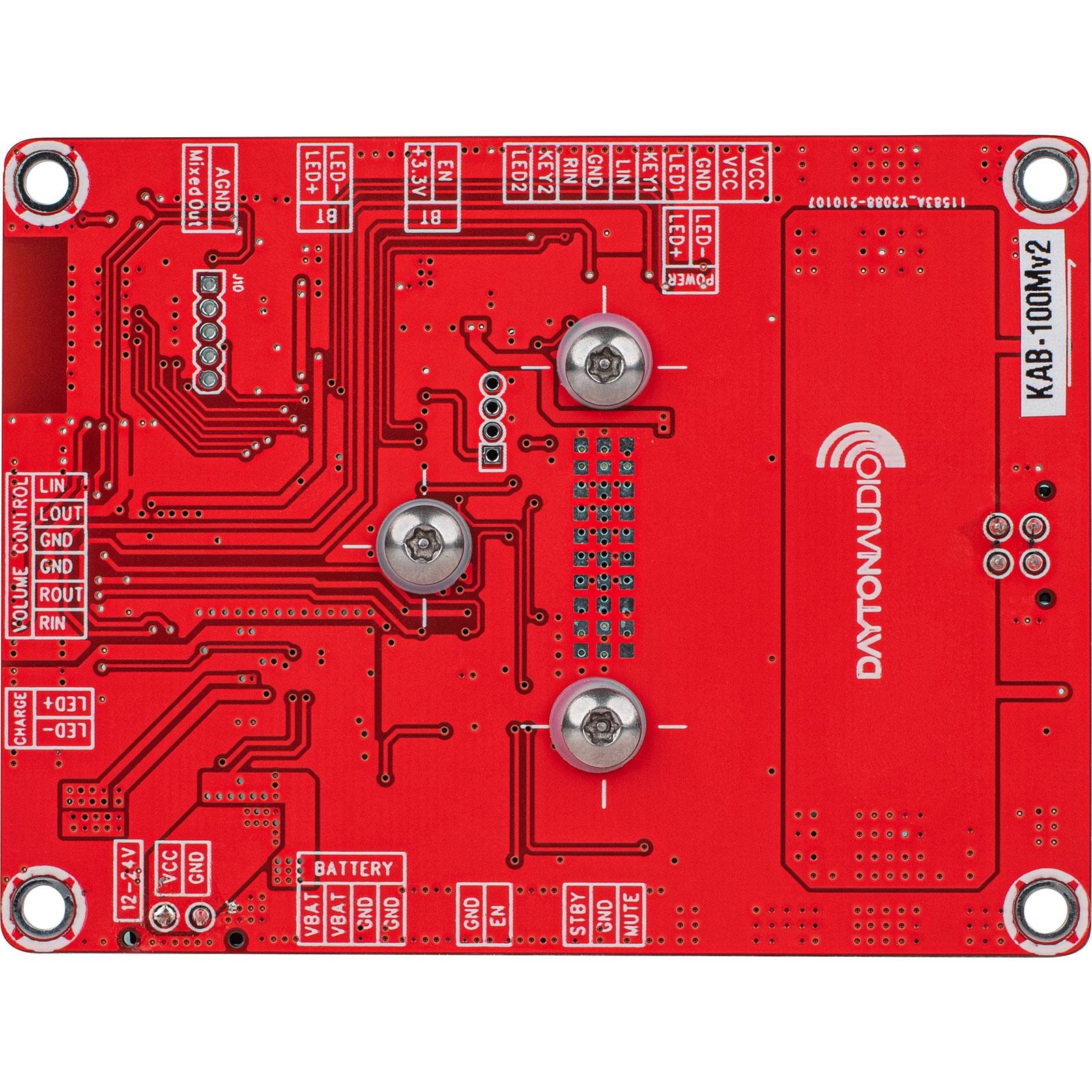 Dayton Audio KAB-100Mv2 1 x 100W Class D Audio Amplifier Board with aptX HD  Bluetooth 5.0